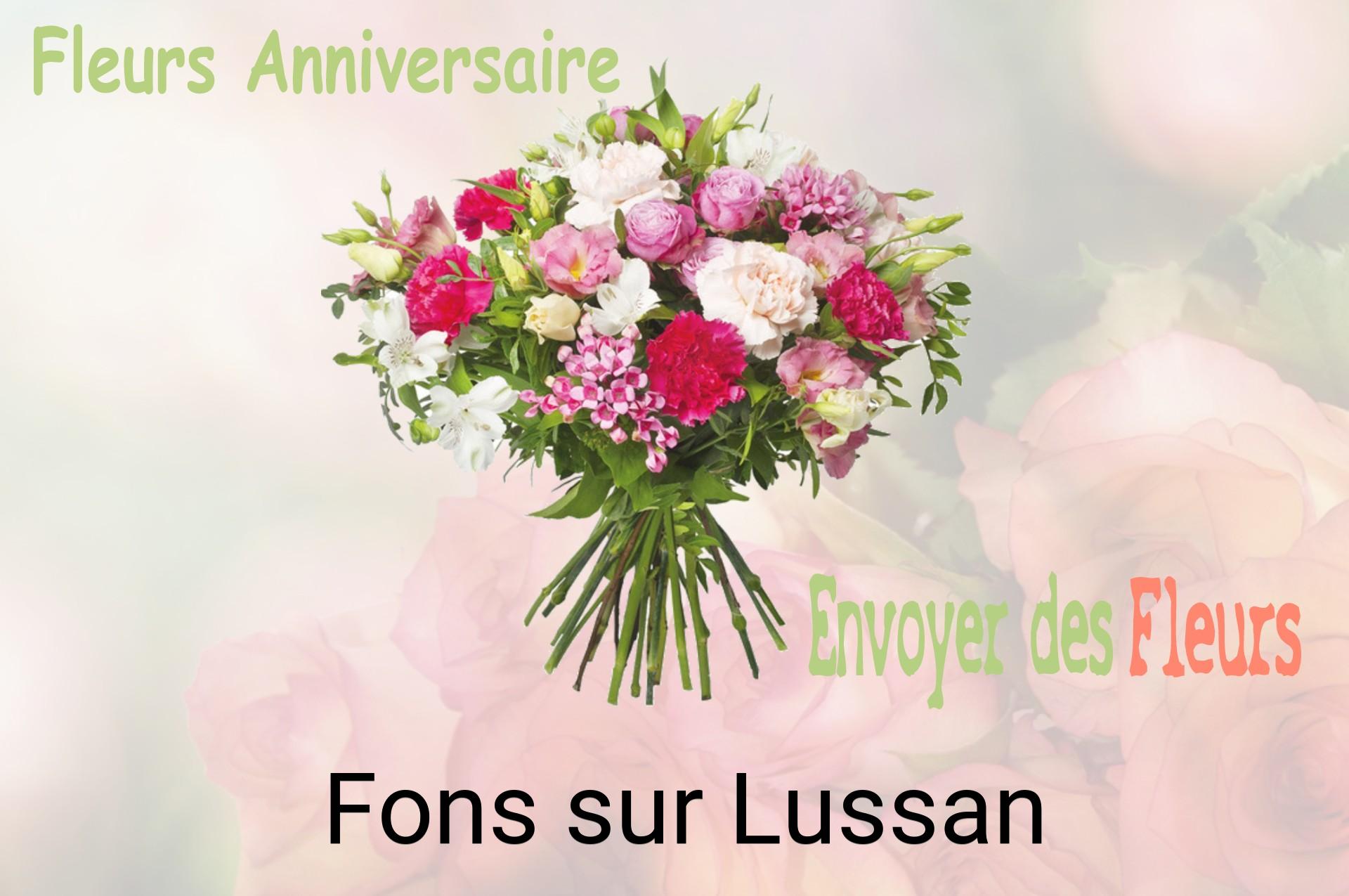 Bouquet de fleurs d’anniversaire livré à Fons-sur-Lussan