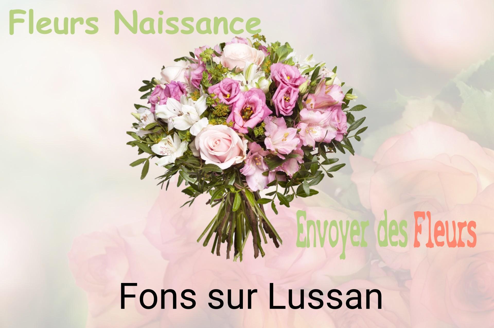 Bouquet de fleurs de naissance livré à Fons-sur-Lussan
